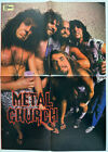 METAL CHURCH - 1988 UK Magazine foldout poster