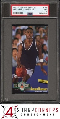 1993 FLEER JAM SESSION #159 ANFERNEE PENNY HARDAWAY RC PSA 9 - Image 1 of 2