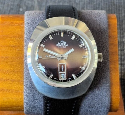 Reloj mecánico FAB JOWISSA De Luxe Datomatic 17 joyas grueso RETRO AÑOS 70 CABALLERO Foto 1 de 4