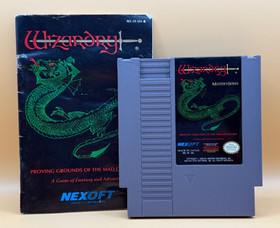 Wizardry: Proving Grounds of the Mad Overlord (NES) CARTRIDGE + MANUAL, Tested