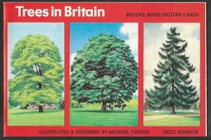 BROOKE BOND (TEA)-EMPTY ALBUM (NO ORDER FORM)- TREES IN BRITAIN 1966 - Picture 1 of 2