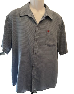 Tony Hawk Shirt Mens Large Blue Plaid Checks Button Short Sleeve Modal Blend L - Image 1 of 4