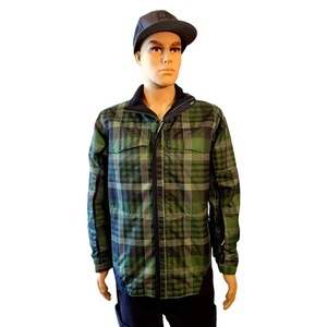Columbia Interchange Outgrown Jacket Youth XL or Mens Med. Plaid. No liner/hood  - Picture 1 of 6