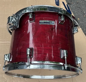Taye TourPro Rack Tom Drum 14" Transparent Rotwein Tour Pro - Bild 1 von 15