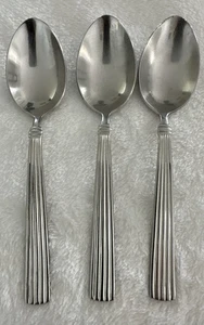 REED & BARTON CRESCENDO II Lot Of 3 Teaspoons Spoons Stainless 18/10 - Picture 1 of 8