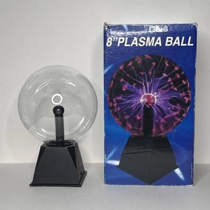 8” Plasma Ball Lamp, Sound & Touch Sensitive, Open Box - Picture 1 of 12