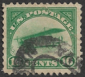 US Stamps #C2 16c. Curtis Jeny Issue Air Mail Used VF - Picture 1 of 2