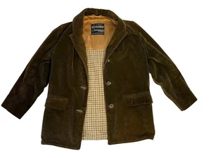 Cord Country Jacke Invertere for Simpson Damen Vintage 60er Jahre braun - Bild 1 von 10