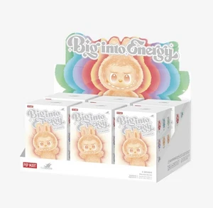 AUTHENTIC Pop Mart LABUBU Monsters Big Into Energy Verified Plush Case of 6 - Picture 1 of 12