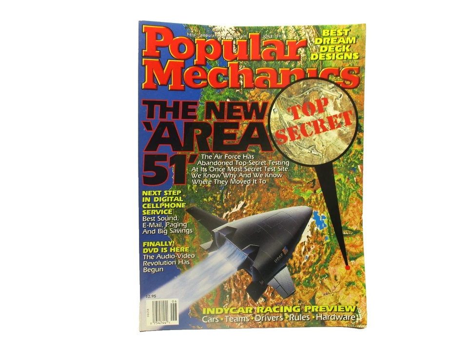 Jun 1997 Popular Mechanics Magazine The New "Area 51" Indycar Racing Preview - Image 1 of 1