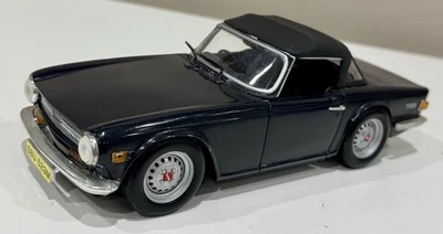 1/18 Scale ERTL 1974 Triumph TR5 Black Diecast - Image 1 of 4
