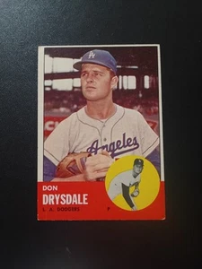 1963 Topps Set-Break #360 Don Drysdale Free Shipping  - Picture 1 of 2