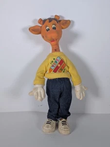 GEOFFREY GIRAFFE 12" FOAM RUBBER BENDY DOLL TOYS R US RARE 1986 Figure - Picture 1 of 7