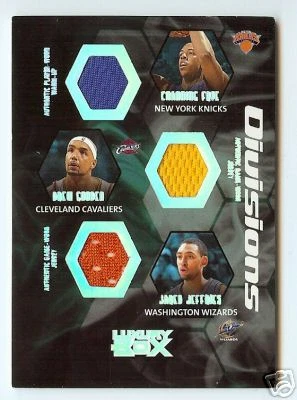 05-06 LUXURY BOX FRYE-BASS-BROWN-GOODEN 6 JERSEY #/192  - Image 1 of 2