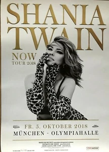 SHANIA TWAIN 2018 MÜNCHEN - orig. Concert Poster - Konzert Plakat - DIN A0 - Picture 1 of 1