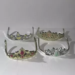 My First Disney Princess Toddler Doll Gold&Silver Crowns Set Of 4 - Picture 1 of 8