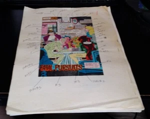 NEW GUARDIANS 6 PAGE 1 COLOR GUIDE-ORIGINAL ART-JOE STATON - Picture 1 of 1