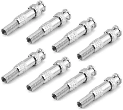 Swann BNC Silver Male RG-59 Cable Connector For CCTV Cables Pack of 8 New - Image 1 of 4