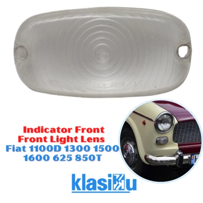  Fiat 1100D 1300 1500 1600 625 850T Indicador Delantero - Lente Luz Delantera NOS Foto 1 de 4