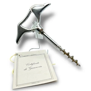 Cavatappi cromato antico da collezione d epoca corkscrew vintage tirebouchon - Picture 1 of 7
