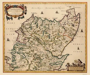 Historic Map - Scotland - Blaeu 1654 - 23 x 27.49 - Vintage Wall Art - Picture 1 of 20