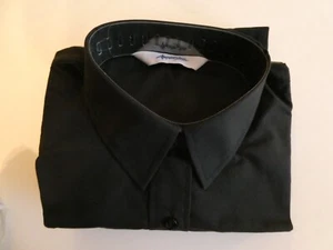 ALEXANDRA EASYCARE ladies workwear black blouse size 10 NEW IN PACKAGING - Picture 1 of 4
