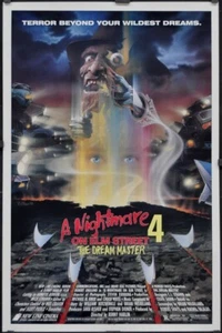 Nightmare On Elm Street 4 : THE DREAM MASTER 1988 ORIG 27X41 ROLLED MOVIE POSTER - Picture 1 of 1