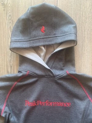 Peak Performance Hoodie Kapuzenpullover Gr S wie neu Grau Funktion Sweatshirt - Bild 1 von 4