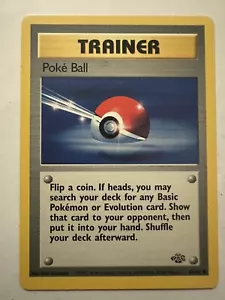 Pokeball 64/64 Jungle Pokemon Card TCG WOTC - Picture 1 of 2