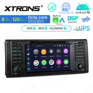 Android 12 Autoradio 8G RAM 128G Octa Core GPS 4G LTE IPS für BMW 5er E39 530 - Bild 1 von 24