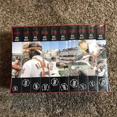 Cleveland Indians 1994-2003 NIB Jacobs Field 10th Anniversary VHS Set Sealed - Image 1 of 4