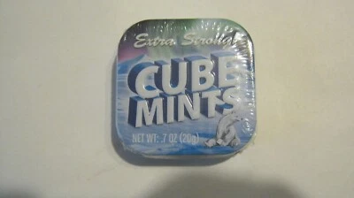 Accoutrements Archie McPhee Tiny Cube Mints, Aprox 75 Mints, Sealed Tin (026-5) - Image 1 of 2
