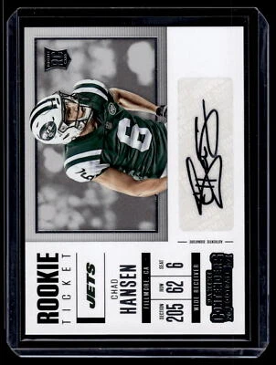 Chad Hansen 2017 Panini Contenders Rookie Ticket Autograph A Card  #275 - Image 1 of 2