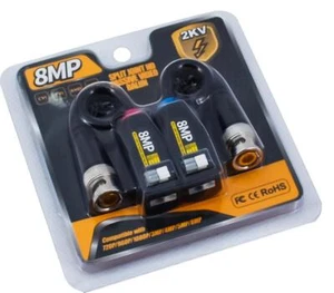 4K 8MP HD CVI TVI AHD CVBS BNC cable Analog split joint video Balun transmission - Picture 1 of 7