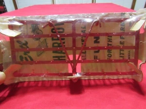 VINTAGE ERTL HARROW ON BUBBLE CARD WITH ORIGINAL BUBBLE - EXTREMELY RARE - Picture 1 of 7