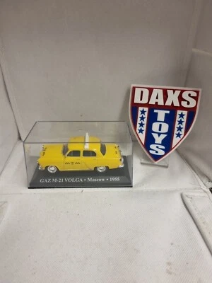 GAZ M-21 VOLGA Moscow 1955 Russian Taxi Diecast 1:43 Scale Model Car - Image 1 of 4