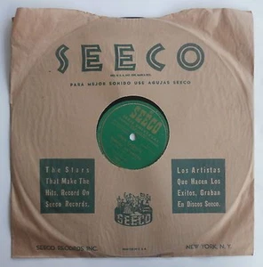 La Sonora Matancera 78 RPM Record Seeco Olga Chorens Vocalist 50's Cuba Music !! - Picture 1 of 6