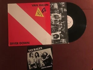 VAN HALEN - Diver Down - 1982 vinyl in shrink and hype w bonus 45 Pretty Woman  - Imagen 1 de 2
