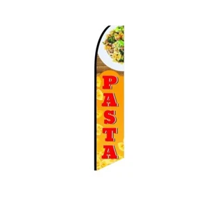 Pasta Bande Flatterfeder Flagge | 3 Fuß B x 11,5 Fuß hoch - Bild 1 von 3