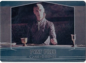 Game of Thrones Valyrian Steel Metal Base Card #65 Pyat Pree - Foto 1 di 1