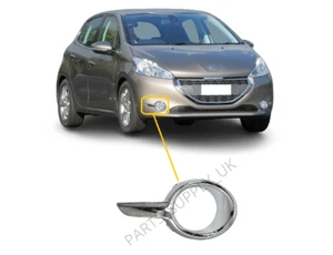 NUOVO PER PEUGEOT 208 2012 - 2018 PARAURTI ANTERIORE FENDINEBBIA TELAIO CROMATO DESTRO - Foto 1 di 3