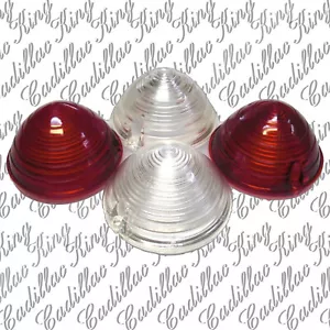 58 Cadillac DeVille 1958 Taillights and back up lights lens set OF 4 58 * REPROS - Foto 1 di 9