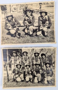 ISRAEL FDI mujer soldado 2 fotos rifle judío 1957 mosquetón 98k Sarafen - Imagen 1 de 8