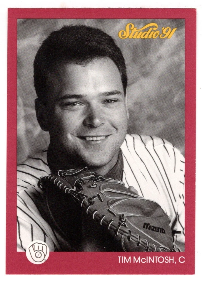 Tim McIntosh - Milwaukee Brewers (MLB) 1991 Leaf Studio Baseball # 71 - Mint - Image 1 of 1