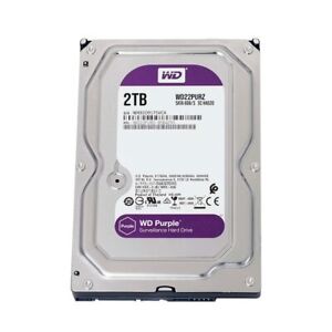 Western Digital 2TB WD Purple Surveillance Internal Hard Drive HDD - SATA 6 Gb/s