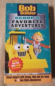 Bob the Builder VHS Video Tape Scoop's Favorite Adventures HIT Ent 2003 VGC - Picture 1 of 2