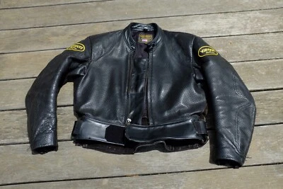 Vanson Sportrider Women's Black Perforated Leather Jacket Size 10 - Image 1 of 3