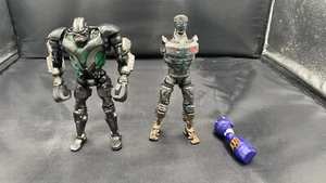 Lot of 2 Real Steel ZEUS & ATOM Figure Junkyard Bot 5” Figures 2011 Jakks - Picture 1 of 8