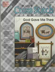 CROSS STITCH / NEEDLEPOINT - PLAID'S GOD GAVE ME THEE - Leaflet #8123 - Imagen 1 de 2