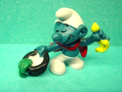 Figura PVC Mago Vintage Schleich Peyo Pitufo 1978 Foto 1 de 4